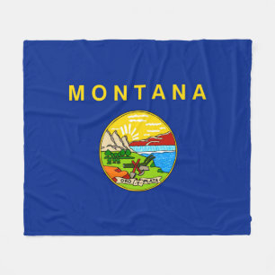 Cobertor De Velo Design de bandeira do Estado de Montana
