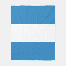 Cobertor De Velo Design de Barra Azul Pastel Real e Branco