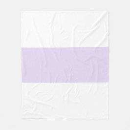 Cobertor De Velo Design de Barra Lilás Roxo e Branco Suave
