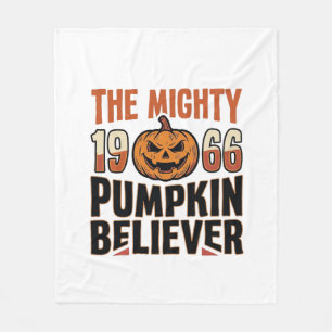 Cobertor De Velo Design de Camisa de Halloween Crente de Abóbora Vi