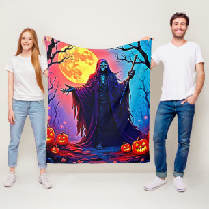Cobertor De Velo Design de Chamada da Morte da Lua Spooky