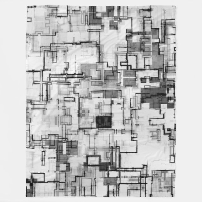 Cobertor De Velo Design de Circuito Urbano Digital (Frente)