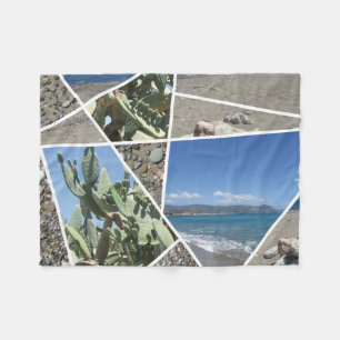 Cobertor De Velo Design de Colagem Mediterrânica