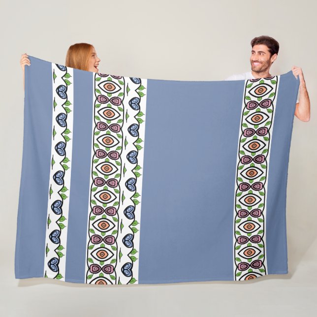 Cobertor De Velo Design de Coração Azul (In Situ)