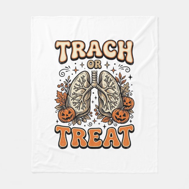 Cobertor De Velo Design de Enfermeira de Halloween Traqueostomia Do (Frente)
