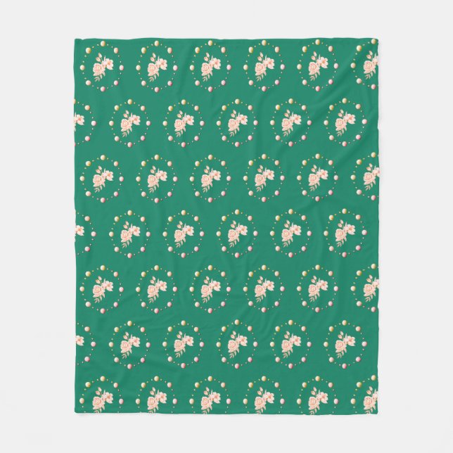 Cobertor De Velo design de flores (Frente)