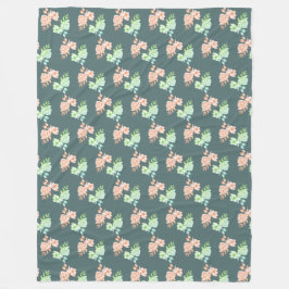 Cobertor De Velo design de flores