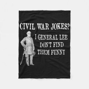 Cobertor De Velo Design De Guerra Civil Engraçada Para A História, 