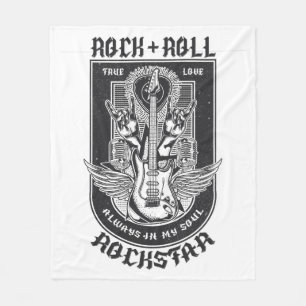 Cobertor De Velo Design de Guitar Rock