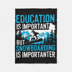 Cobertor De Velo Design de Humor para Amantes de Snowboard, Snowboa