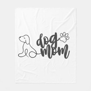 Cobertor De Velo Design de Linha Mãe de Cachorro Minimalista Amante