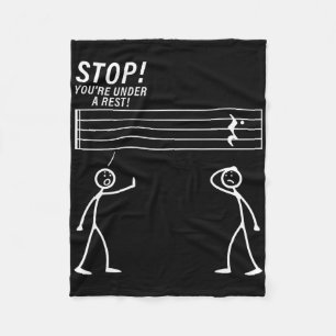 Cobertor De Velo Design de Música Divertido Para Homens Mulheres Pr