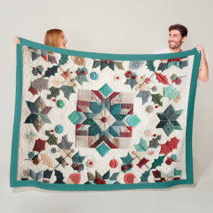 Cobertor De Velo Design de Natal Inclinado