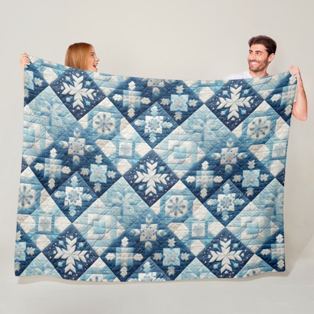 Cobertor De Velo Design de Natal Inclinado (In Situ)