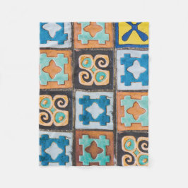 Cobertor De Velo Design de padrão de Azulejo de  cerâmicos colorido