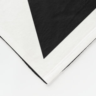 Cobertor De Velo Design de Padrão de Triângulos Pretos