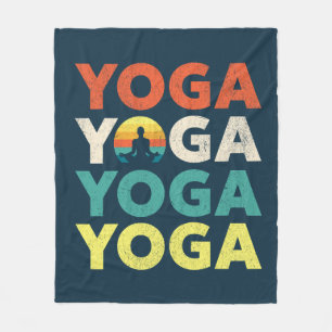 Cobertor De Velo Design de texto Yoga