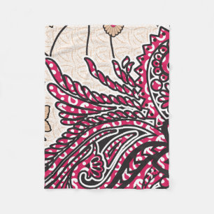 Cobertor De Velo Design decorativa com vermelho vívido e alfinete