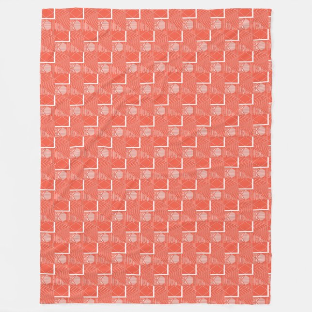 Cobertor De Velo Design do Mod Chic Coral (Frente)
