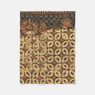 Cobertor De Velo Design do padrão de arte do café Bean Batik