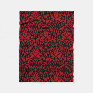 COBERTOR DE VELO DESIGN DO VERMELHO E DO PRETO