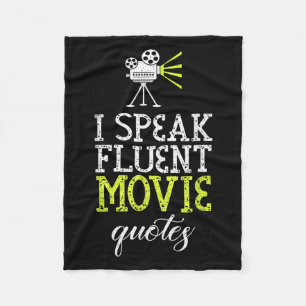 Cobertor De Velo Design Engraçado Do I Speak Fluent Movie Cotes &am