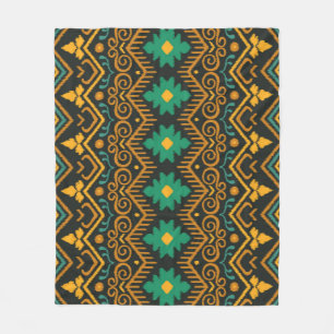 Cobertor De Velo Design Étnico Tecido Ikat bordado