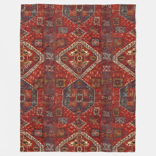 Cobertor De Velo Design oriental do tapete na obscuridade - no5 (Frente)