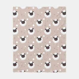 Cobertor De Velo Design preto-e-branco do animal-fazenda