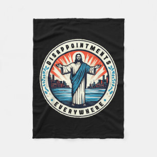 Cobertor De Velo Desilusões Em Todo Lugar Cristo Jesus Sarcástico