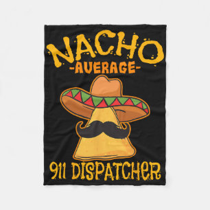 Cobertor De Velo Despachante de 911 médio Nacho Mensageiro Mexicano