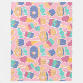 Cobertor De Velo Dessert Fleece Blanket