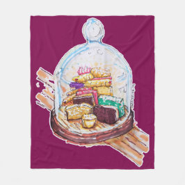 Cobertor De Velo Desserts Sob Cama De Vidro