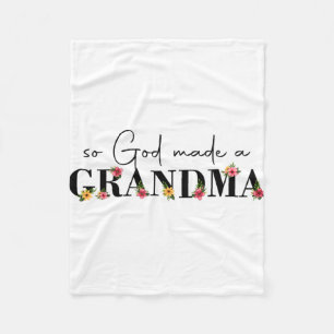 Cobertor De Velo Deus Fez A Avó Flor Vovó Feliz Mães Da
