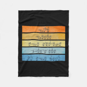 Cobertor De Velo Deus Oculta Orações Sensibilização Surda Sinal de 