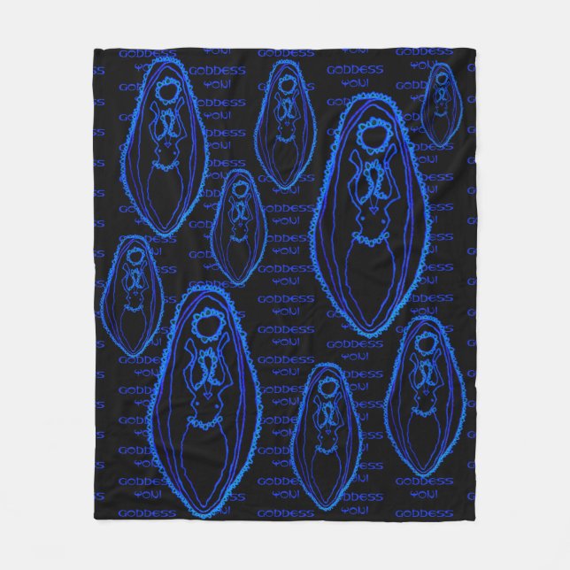 Cobertor De Velo Deusa Towanda Yoni (Frente)