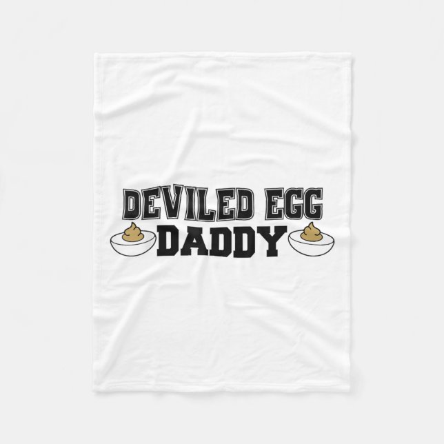 Cobertor De Velo Deviled Egg Daddy - Funny Thanksgiving Deviled Egg (Frente)