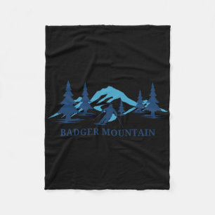 Cobertor De Velo Dger Mountain Washington Ski Resort Skiier