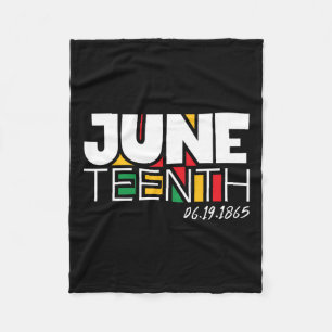 Cobertor De Velo Dia 19 de junho de 1865: Orgulho do Dia da Liberda