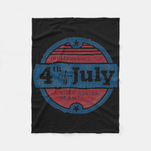 Cobertor De Velo Dia 4 de julho Dia da Independência Estados Unidos
