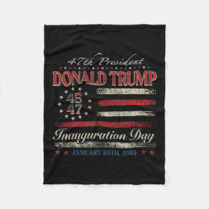 Cobertor De Velo Dia da Inauguração do Presidente Donald Trump 2025