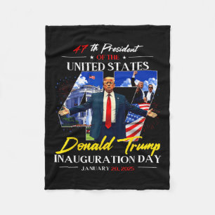 Cobertor De Velo Dia da Inauguração do Presidente Donald Trump 2025