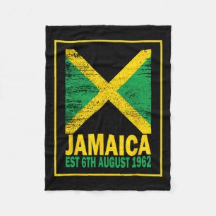 Cobertor De Velo Dia da Independência Camisa 6 August Jamaica Desde