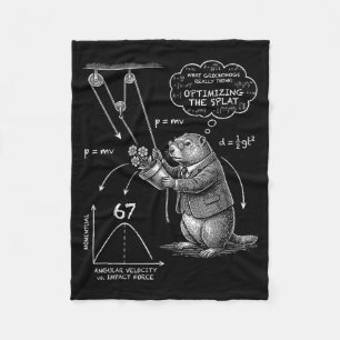 Cobertor De Velo Dia da Marmota Engraçado 67 Meme O que as Marmotas
