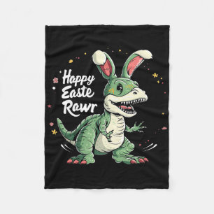 Cobertor De Velo Dia da páscoa Dinossauro Engraçado Feliz Eastrawaw