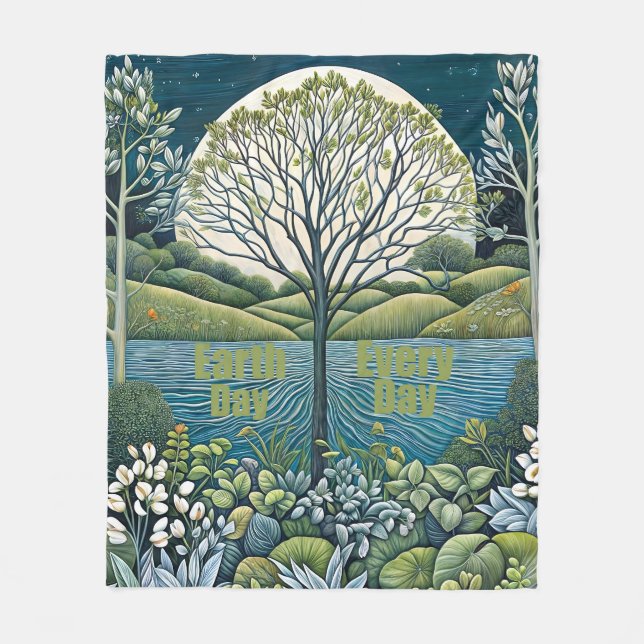 Cobertor De Velo Dia da Terra (Frente)