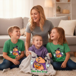 Cobertor De Velo Dia de as Bruxas engraçado Spooky Cute Capybara Wi