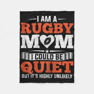 Cobertor De Velo Dia de as mães Mães do Clube de Mães de Rugby Mãe