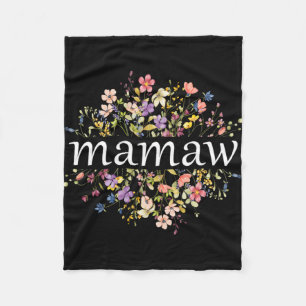 Cobertor De Velo Dia de as mães Para A Mãe Floral De Flor Selvagem#
