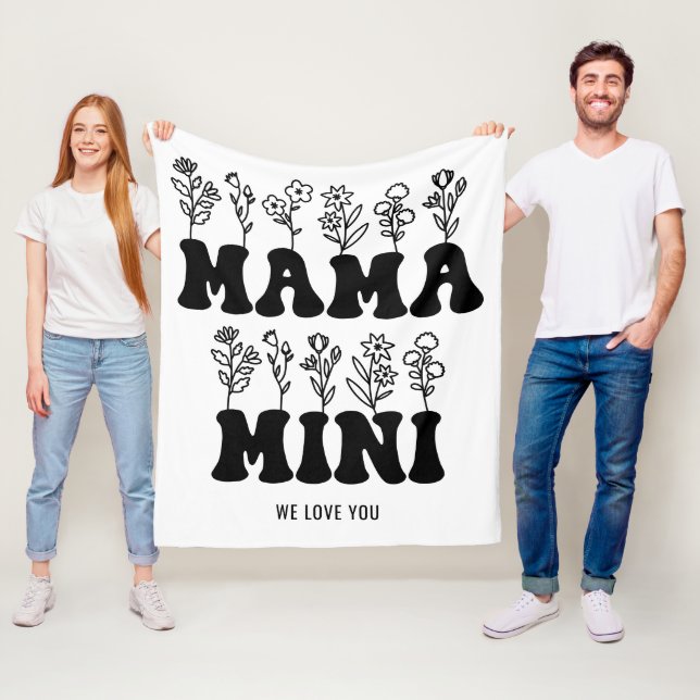 Cobertor De Velo Dia de as mães Personalizado (In Situ)